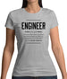 Engineer Definition Womens T-Shirt