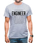 Engineer Definition Mens T-Shirt