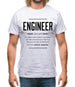 Engineer Definition Mens T-Shirt