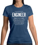 Engineer Definition Womens T-Shirt