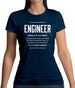 Engineer Definition Womens T-Shirt