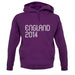 England 2014 unisex hoodie