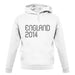 England 2014 unisex hoodie