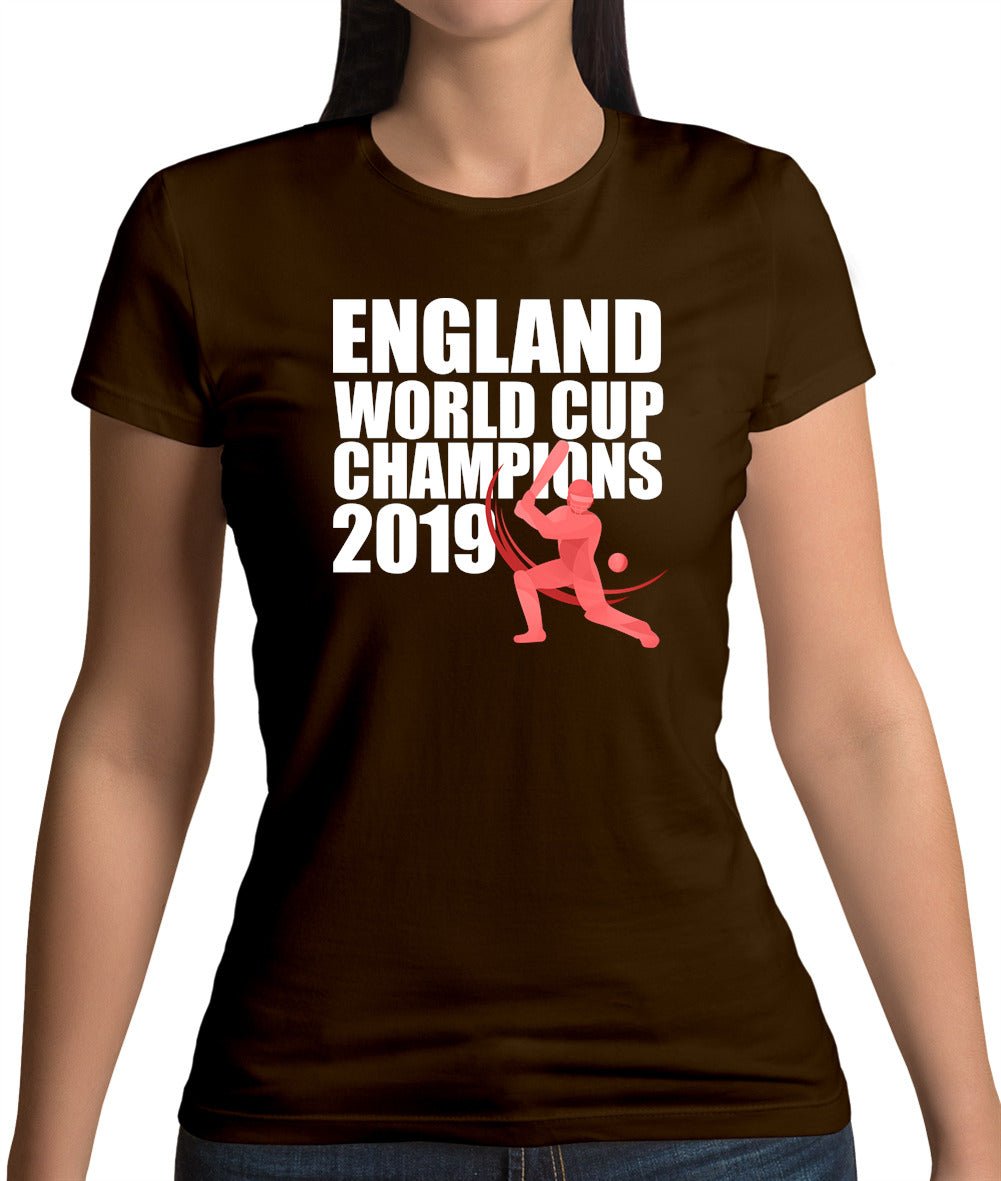England Cricket World Cup Champions 2019 Womens T-Shirt