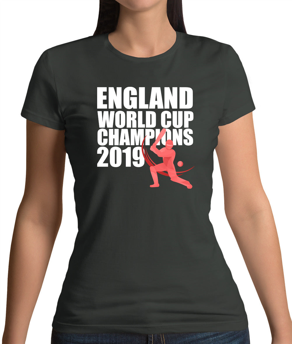 England Cricket World Cup Champions 2019 Womens T-Shirt