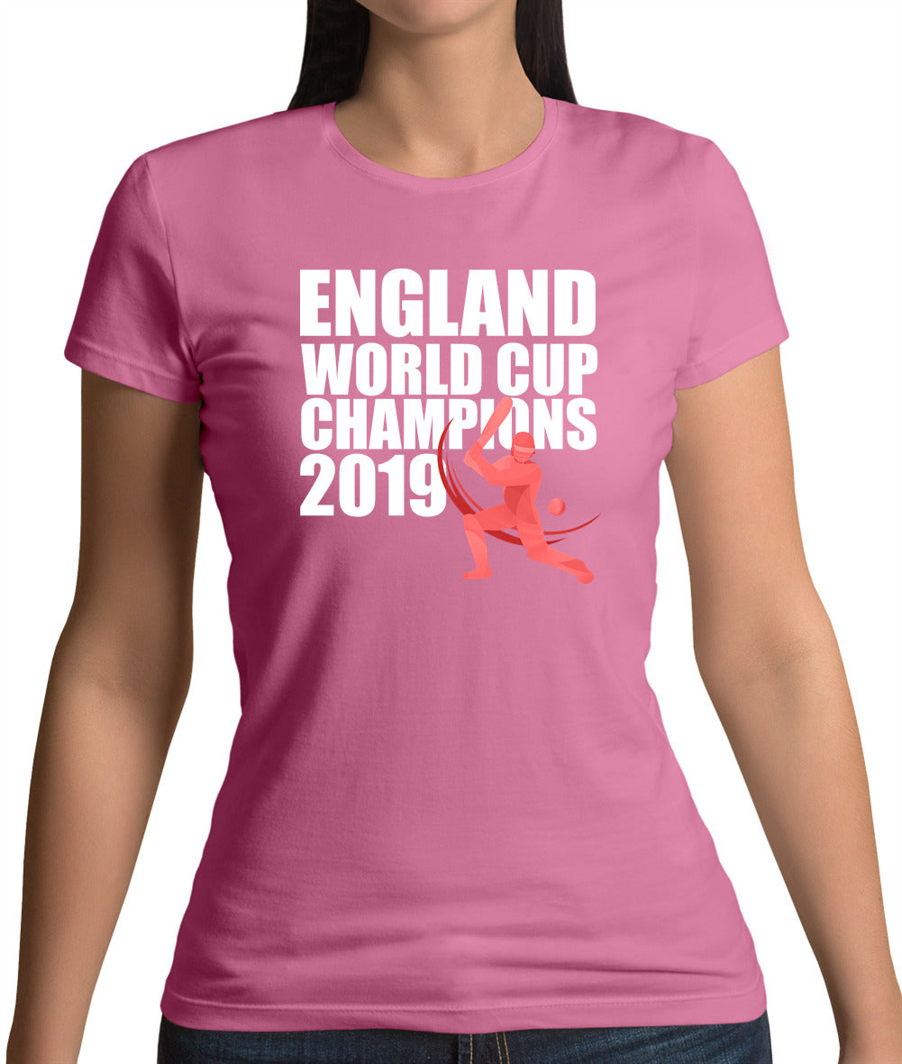 England Cricket World Cup Champions 2019 Womens T-Shirt