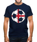 England St George Football Mens T-Shirt