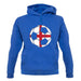 England St George Football unisex hoodie