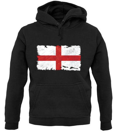 England Grunge Style Flag unisex hoodie