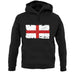 England Grunge Style Flag unisex hoodie