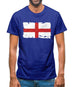 England Grunge Style Flag Mens T-Shirt