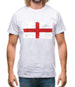 England Grunge Style Flag Mens T-Shirt