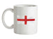 England Grunge Style Flag Ceramic Mug