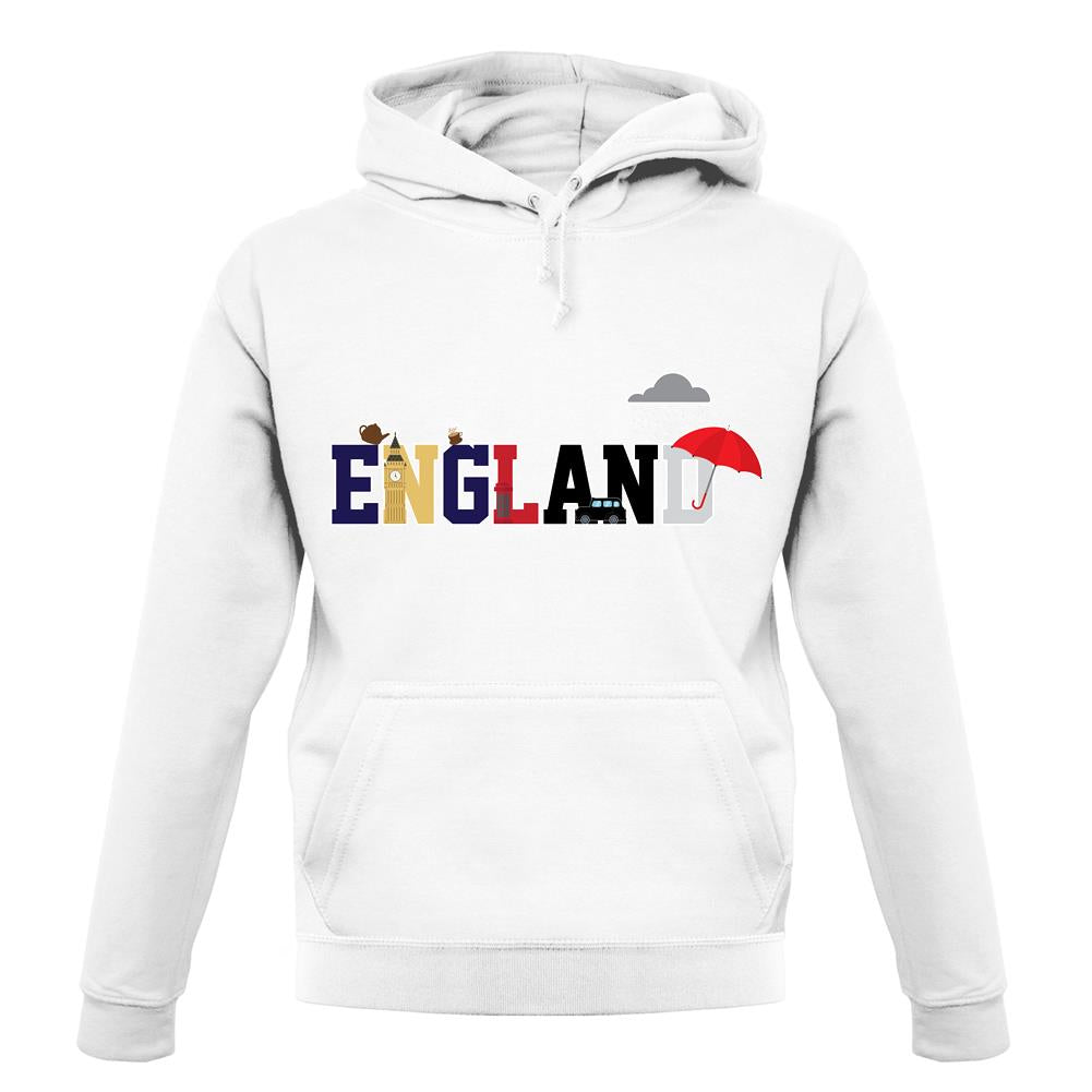 England (Icons) unisex hoodie