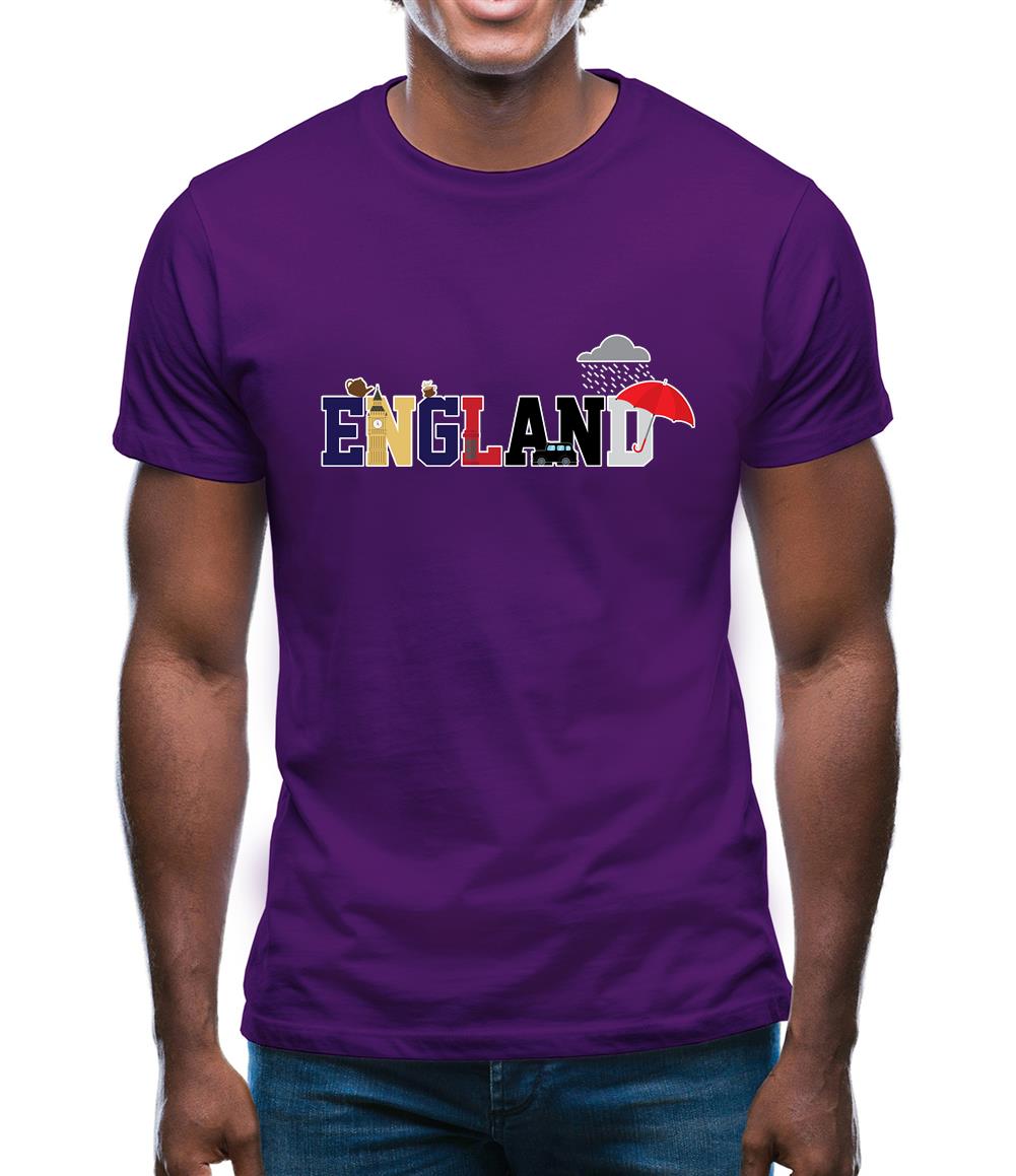 England (Icons) Mens T-Shirt