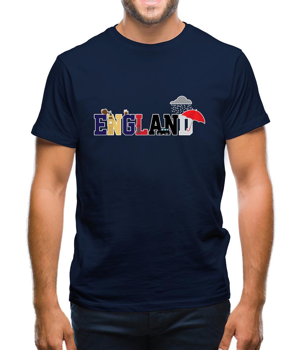 England (Icons) Mens T-Shirt