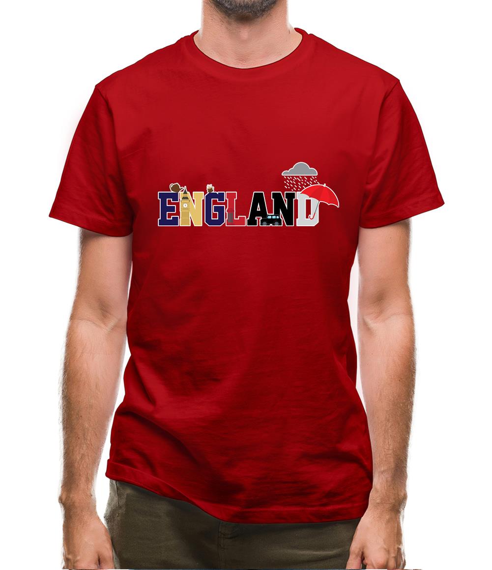 England (Icons) Mens T-Shirt