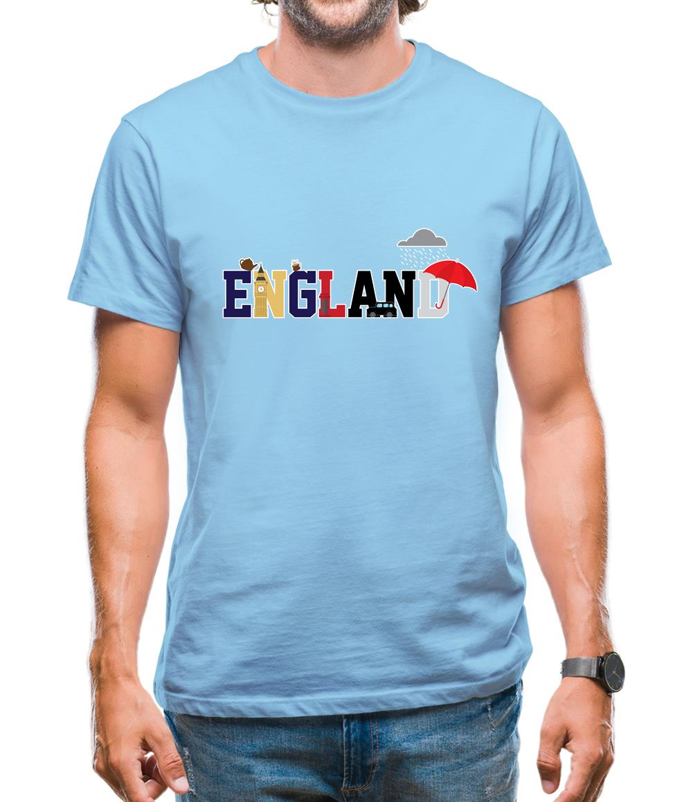 England (Icons) Mens T-Shirt