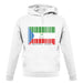 Equatorial Guinea  Barcode Style Flag unisex hoodie