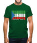 Equatorial Guinea  Barcode Style Flag Mens T-Shirt