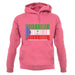 Equatorial Guinea  Barcode Style Flag unisex hoodie