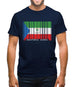 Equatorial Guinea  Barcode Style Flag Mens T-Shirt