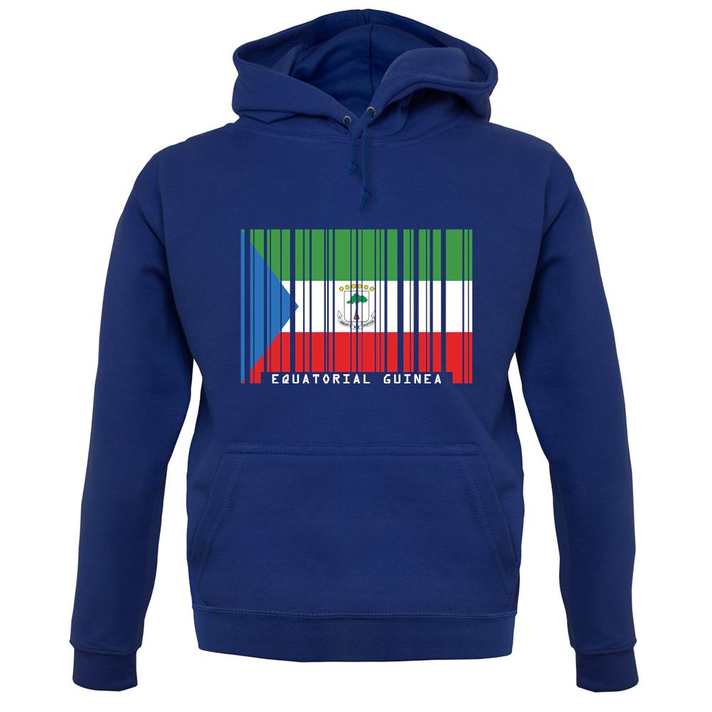 Equatorial Guinea  Barcode Style Flag unisex hoodie