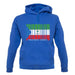 Equatorial Guinea  Barcode Style Flag unisex hoodie