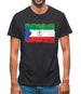 Equatorial Guinea Grunge Style Flag Mens T-Shirt