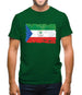 Equatorial Guinea Grunge Style Flag Mens T-Shirt