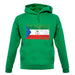 Equatorial Guinea Grunge Style Flag unisex hoodie