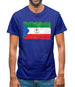 Equatorial Guinea Grunge Style Flag Mens T-Shirt