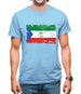 Equatorial Guinea Grunge Style Flag Mens T-Shirt