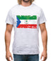 Equatorial Guinea Grunge Style Flag Mens T-Shirt