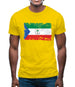 Equatorial Guinea Grunge Style Flag Mens T-Shirt