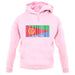 Eritrea Barcode Style Flag unisex hoodie