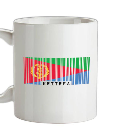 Eritrea Barcode Style Flag Ceramic Mug