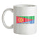 Eritrea Barcode Style Flag Ceramic Mug