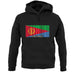 Eritrea Barcode Style Flag unisex hoodie
