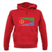 Eritrea Barcode Style Flag unisex hoodie