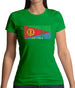 Eritrea Barcode Style Flag Womens T-Shirt