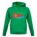 Eritrea Barcode Style Flag unisex hoodie