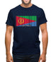 Eritrea Barcode Style Flag Mens T-Shirt