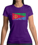 Eritrea Barcode Style Flag Womens T-Shirt