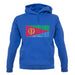 Eritrea Barcode Style Flag unisex hoodie