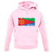 Eritrea Grunge Style Flag unisex hoodie