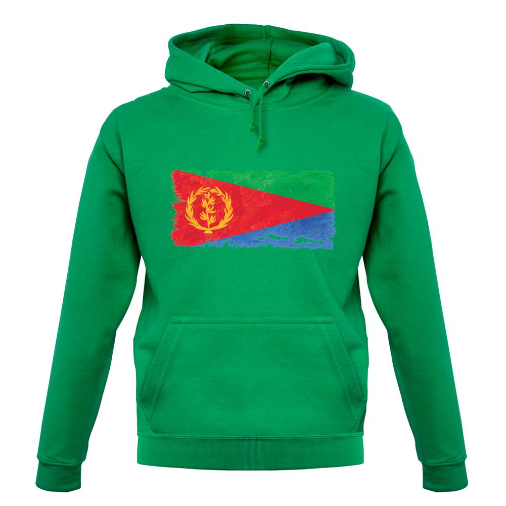 Eritrea Grunge Style Flag unisex hoodie