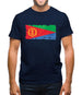 Eritrea Grunge Style Flag Mens T-Shirt