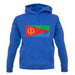 Eritrea Grunge Style Flag unisex hoodie