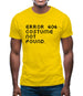 Error 404 Mens T-Shirt